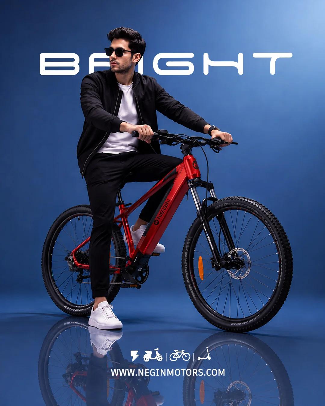 دوچرخه برقی نگین مدل BRIGHT